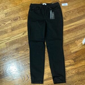 Jeans high rise skinny 12 Black NWT